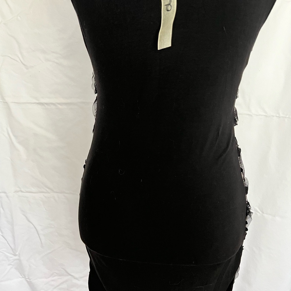 Ya Los Angeles Black Cream Mini Dress - Picture 7 of 12